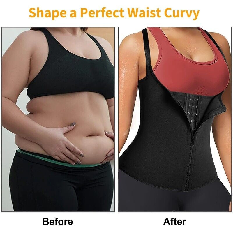 Women's Shapewear Waist Trainer Slimming Vest for Belly Control and Body Shaping Sports Top