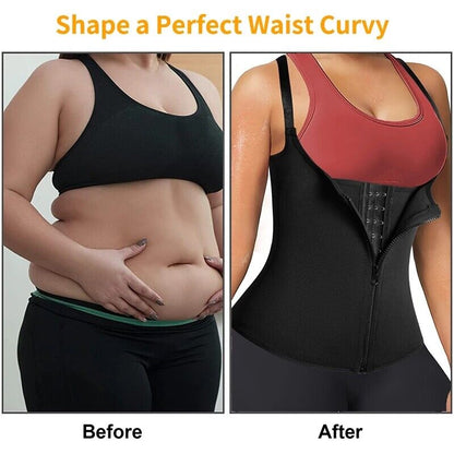 Women's Shapewear Waist Trainer Slimming Vest for Belly Control and Body Shaping Sports Top